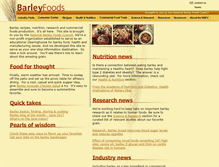 Tablet Screenshot of barleyfoods.org